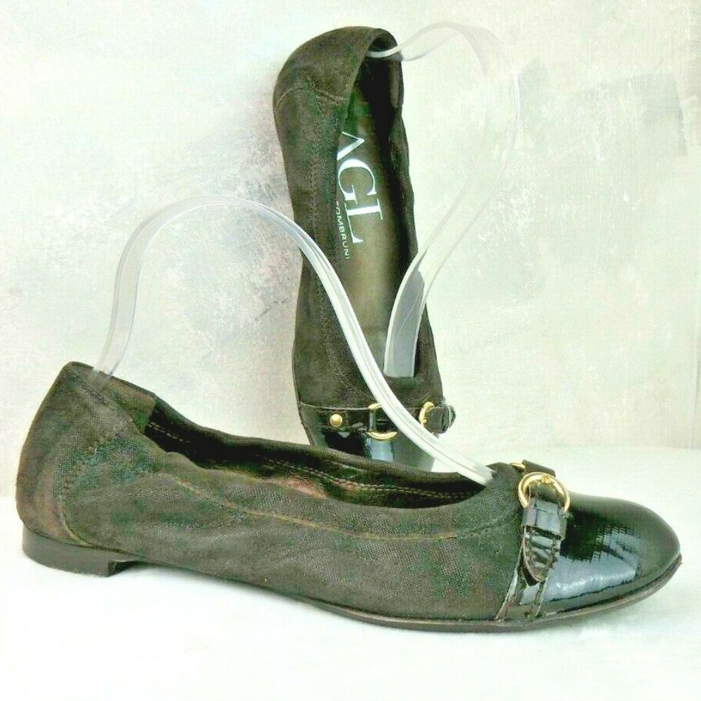 AGL Attilio Giusti Leombruni Ballet Flats Patent